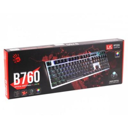 Клавіатура Bloody B760 чорна фото №6