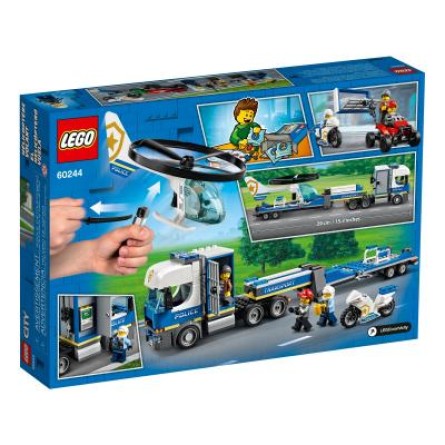Конструктор Lego  City Police Полицейский вертолётный транспорт 317 деталей (60244) фото №7