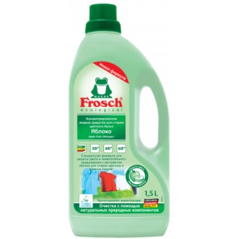 Зображення Гель для прання Frosch Яблоко для цветного белья 1.5 л (4009175150806)