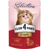 Вологий корм для котів Клуб 4 лапи Selection з кроликом в соусі 85 г (4820215368087)