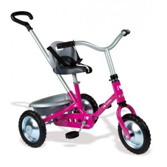 Зображення Велосипед дитячий Smoby Zooky з багажником Рожевий (454016)