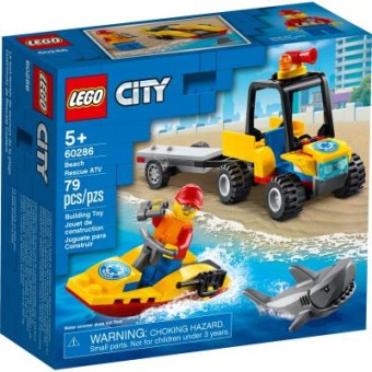 Зображення Конструктор Lego City Great Vehicles Вездеход пляжных спасателей 79 деталей (60286)