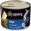 Вологий корм для котів Savory Cat Can Adult риба 200 г (4820232630648)