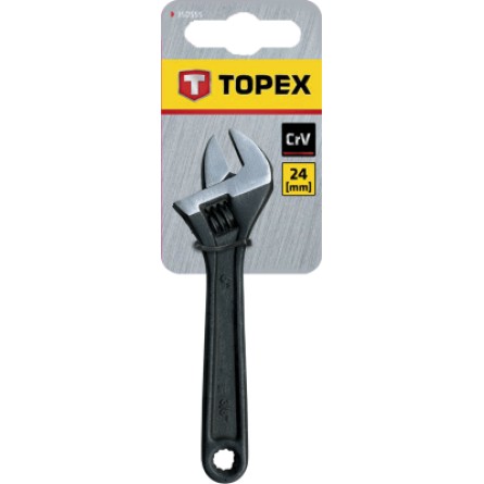 Ключ Topex розвідний , діапазон 0-31 мм, тримач двокомпонентний, 250 мм фото №2