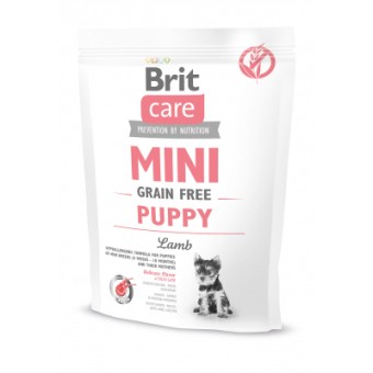 Изображение Сухий корм для собак Brit Care GF Mini Puppy Lamb 400 г (8595602520145)