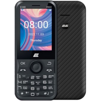 Зображення Мобільний телефон 2E E240 2022 Dual SIM Black (688130245159)