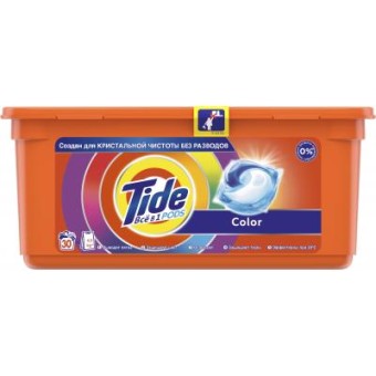 Зображення Капсули для прання Tide Все-в-1 Color 30 шт. (8001090758491)