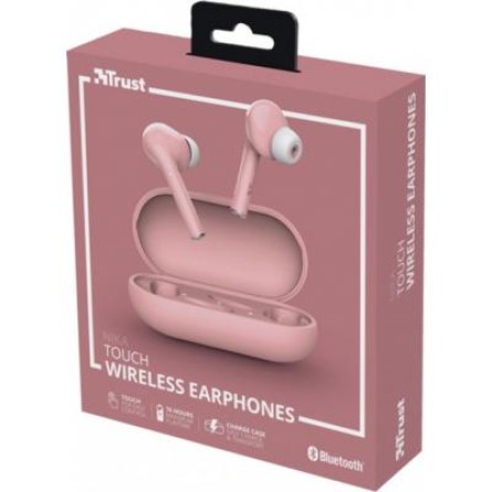Навушники Trust Nika Touch True Wireless Pink (23704) фото №9