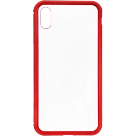 Чехол для телефона Armorstandart Magnetic Case 1 Gen. iPhone XS Max Clear/Red (ARM53391)