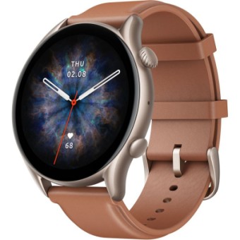 Зображення Smart годинник Amazfit GTR 3 Pro Brown Leather