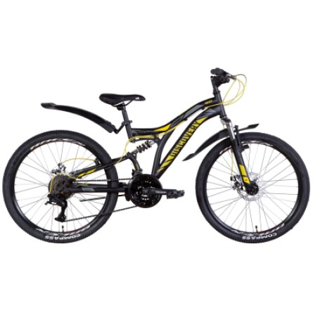 Discovery 24" Rocket AM2 DD рама-15" 2022 Black/Yellow (OPS-DIS-24-295)