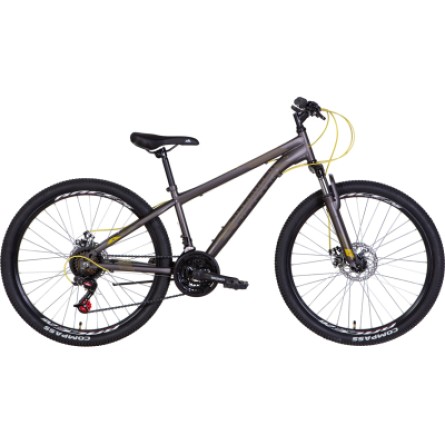 Discovery 26" Rider AM DD рама-13" 2022 Dark Grey/Yellow (OPS-DIS-26-521)