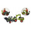 Електромобіль дитячий Falk CLAAS Arion трактор на педалях з причепом Зелена (3016202040147) (2040N) фото №7