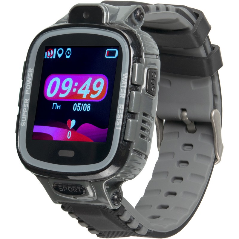 Smart часы Gelius Pro GP-PK001 (PRO KID) Black/Silver Kids watch