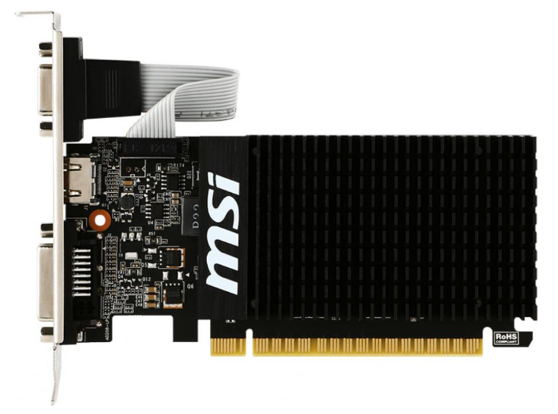 MSI GeForce GT710 2048Mb  (GT 710 2GD3H LP) фото №2