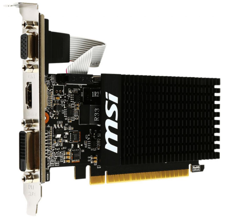 MSI GeForce GT710 2048Mb  (GT 710 2GD3H LP) фото №3