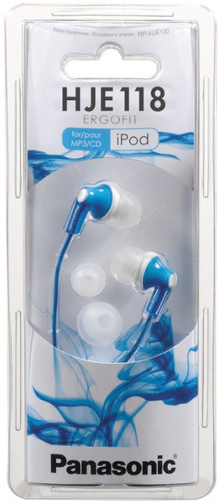 Навушники Panasonic RP-HJE118GU-A (Blue) фото №2