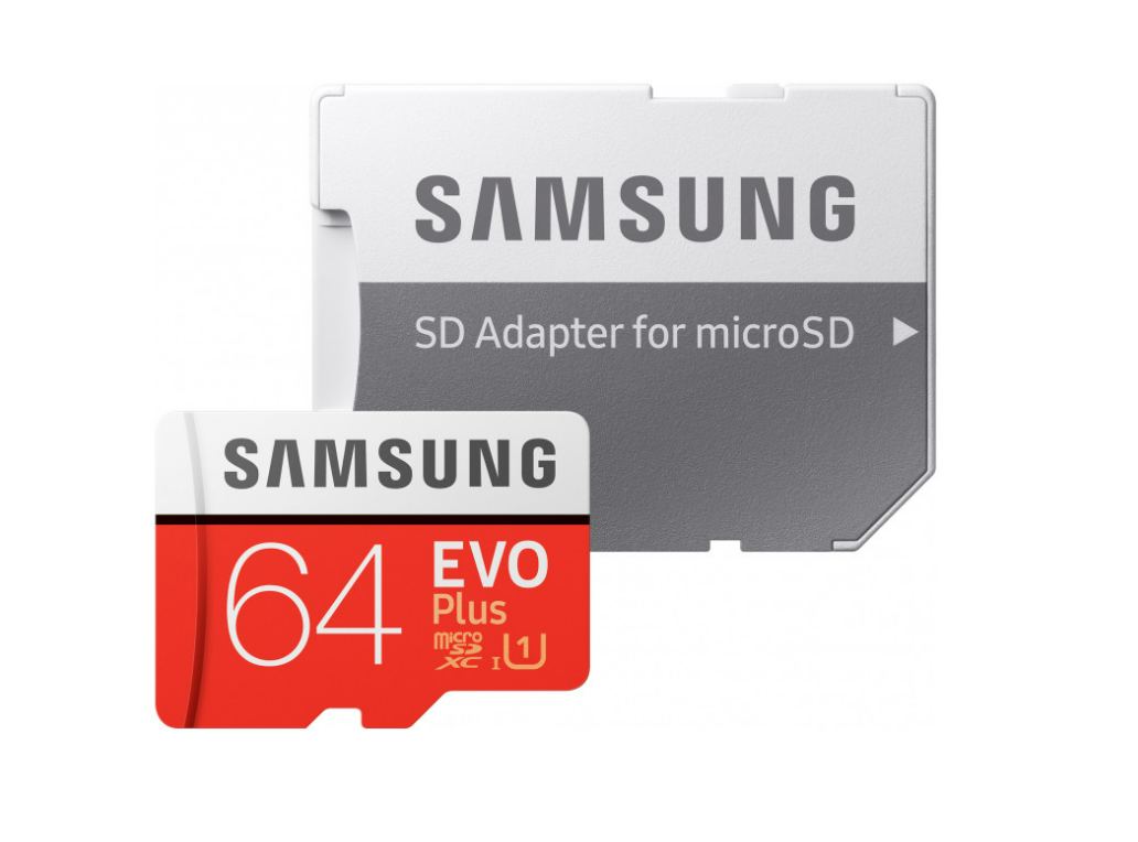 Карта памяти Samsung MicroSDXC 64 Gb Class 10 UHS-I EVO Plus   SD Adapter