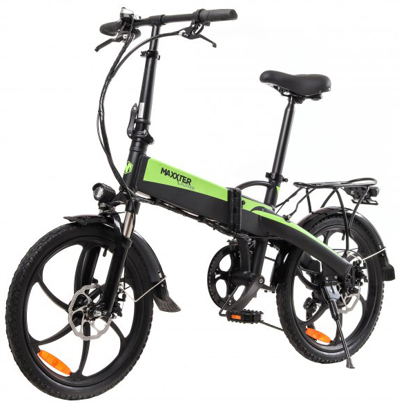 Електровелосипед Maxxter RUFFER (black-green)
