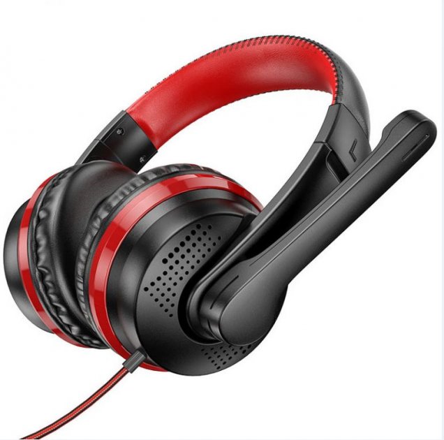 Навушники Hoco W103 Magic Wired Headphones Red фото №2