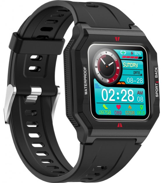 Smart годинник Gelius Pro GP-SW006 (Old School) (IPX7) Black (00000086357) фото №3
