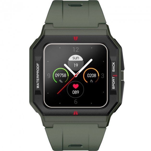 Smart годинник Gelius Pro GP-SW006 (Old School) (IPX7) Green (00000086359) фото №6