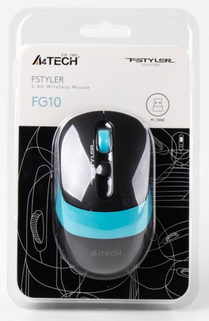 Комп'ютерна миша A4Tech FG 10 S Blue фото №6