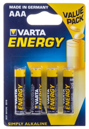 Батарейки Varta R 03 Energy Alkaline фото №2