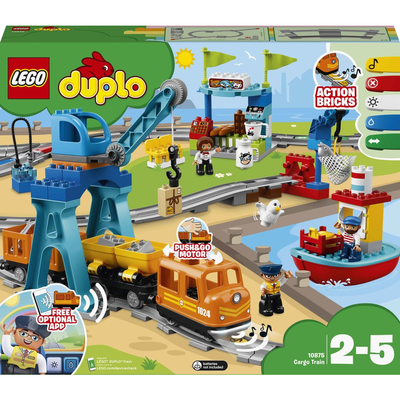 Конструктор Lego Duplo Грузовой поезд 105 деталей (10875)