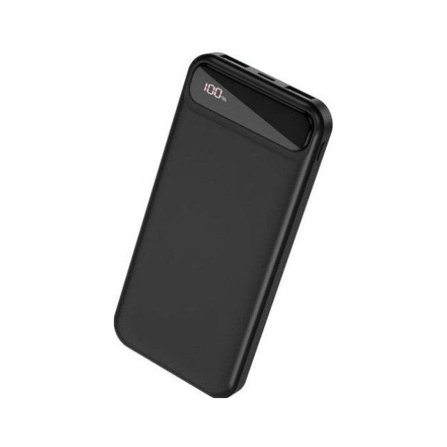 Мобільна батарея XO PR135 Digital Display 2USB Type-C 10000mAh Black