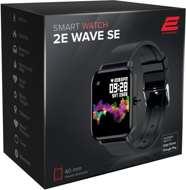 Smart годинник 2E Wave SE 40 mm Black (-CWW10BK) фото №3