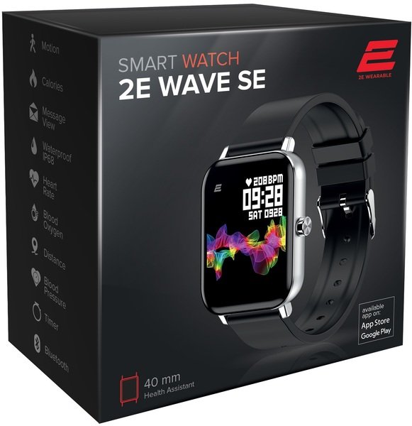 Smart годинник 2E Wave SE 40 mm Silver (-CWW10SL) фото №2