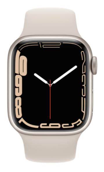 Smart годинник Apple Watch Series 7 GPS 45mm Starlight Aluminium Case with Beige (MKN63UL/A) фото №2