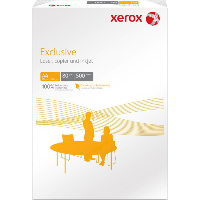 Папір офісний XEROX Папір А4 80 г/м2 500 арк Exclusive (Class A )