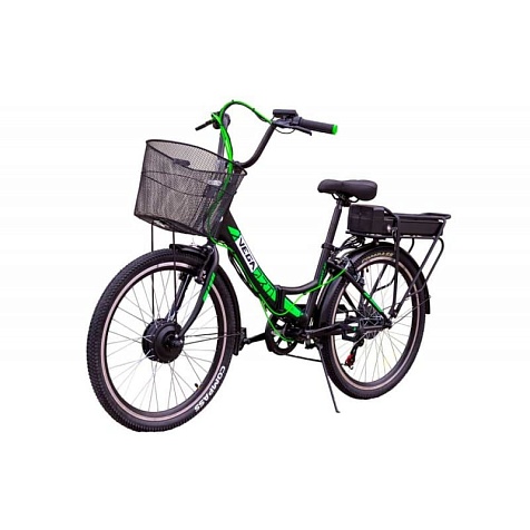 Електровелосипед VEGA Joy S (Black/Green)