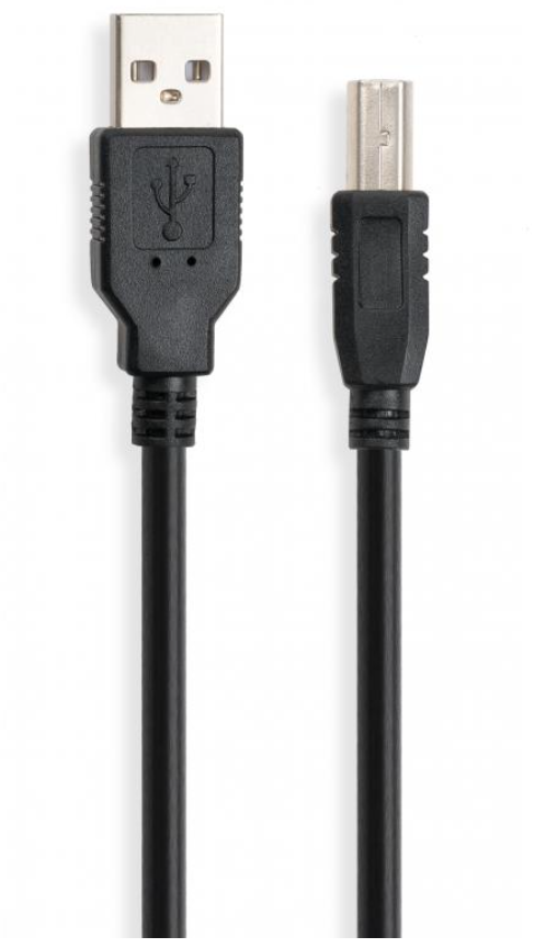 Дата кабель Vinga USB 2.0 AM/BM 1.8 m (VCPDCAMBM1.8BK) фото №2