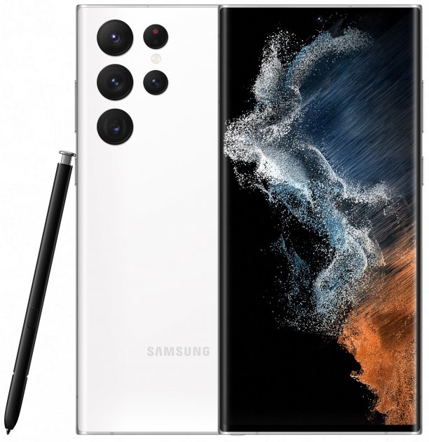 Смартфон Samsung SM-S908B/512 (Galaxy S22 Ultra 12/512Gb) Phantom White (SM-S908BZWHSEK)