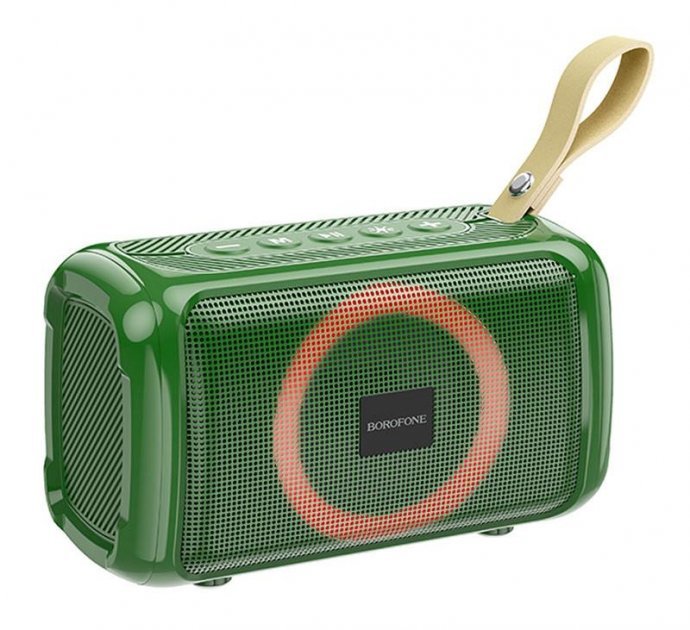 Акустическая система Borofone BR17 Cool sports wireless speaker Dark Green
