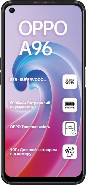 Смартфон Oppo A96 6/128GB Starry Black фото №2