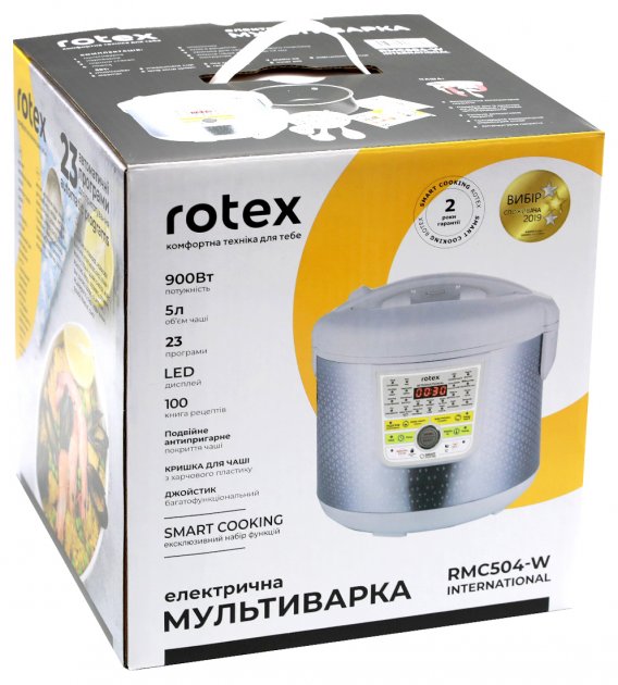 Мультиварка Rotex RMC504-W International фото №8