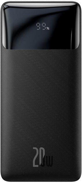 Мобільна батарея Baseus Bipow Digital Display 20000mAh PD 3.0 QC 3.0 20W Black (PPDML-M01)