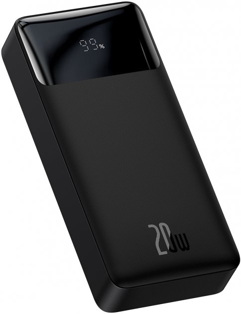 Мобільна батарея Baseus Bipow Digital Display 20000mAh PD 3.0 QC 3.0 20W Black (PPDML-M01) фото №2