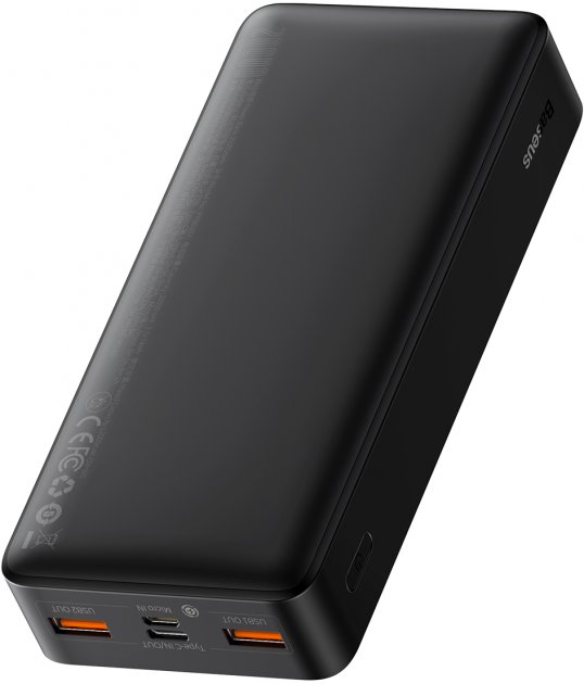 Мобільна батарея Baseus Bipow Digital Display 20000mAh PD 3.0 QC 3.0 20W Black (PPDML-M01) фото №4