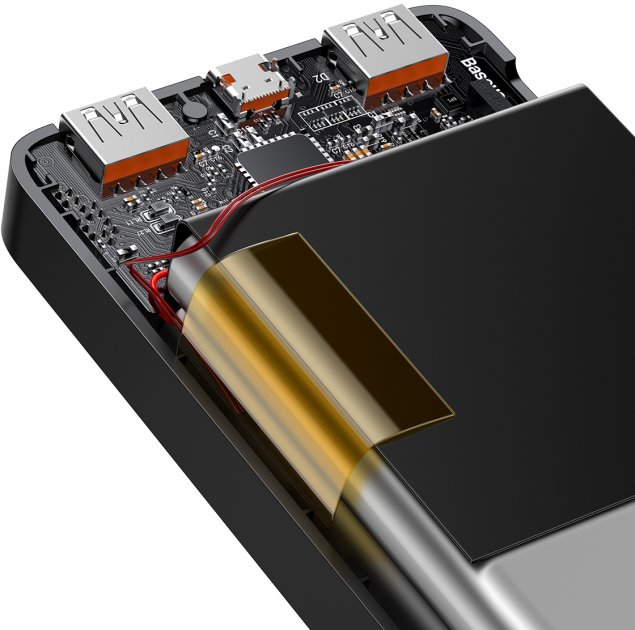 Мобільна батарея Baseus Bipow Digital Display 20000mAh PD 3.0 QC 3.0 20W Black (PPDML-M01) фото №6
