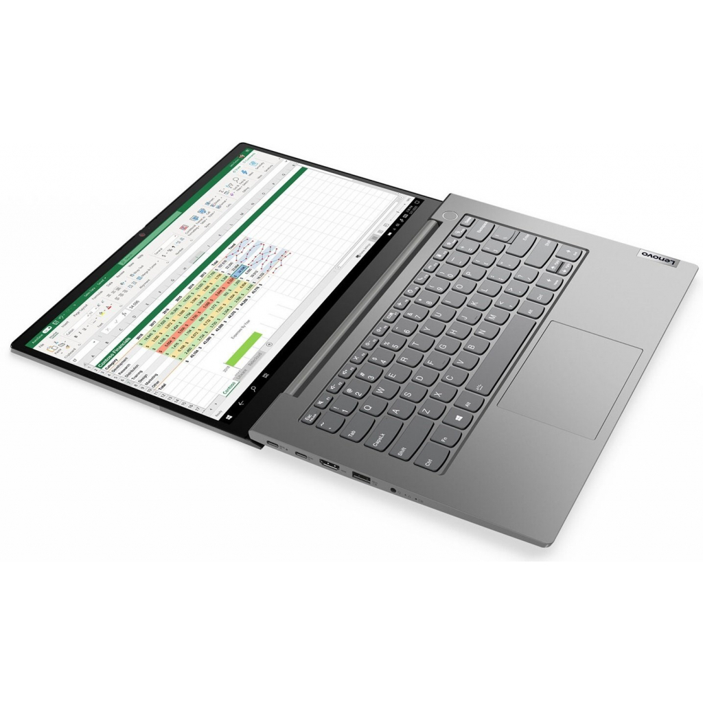 Ноутбук Lenovo ThinkBook 14 14FHD IPS AG/Intel i3-1115G4/8/256F/int/W10P/Grey фото №7