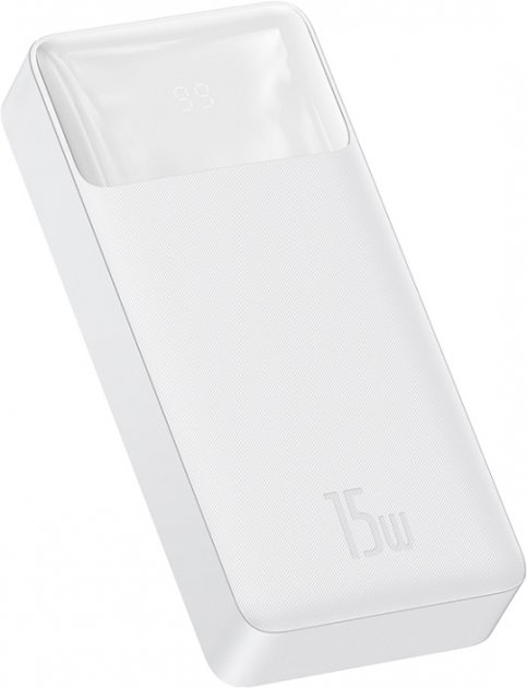 Мобильная батарея Baseus Bipow Digital Display Powerbank 15W 20000mAh White (PPDML-J02) фото №2
