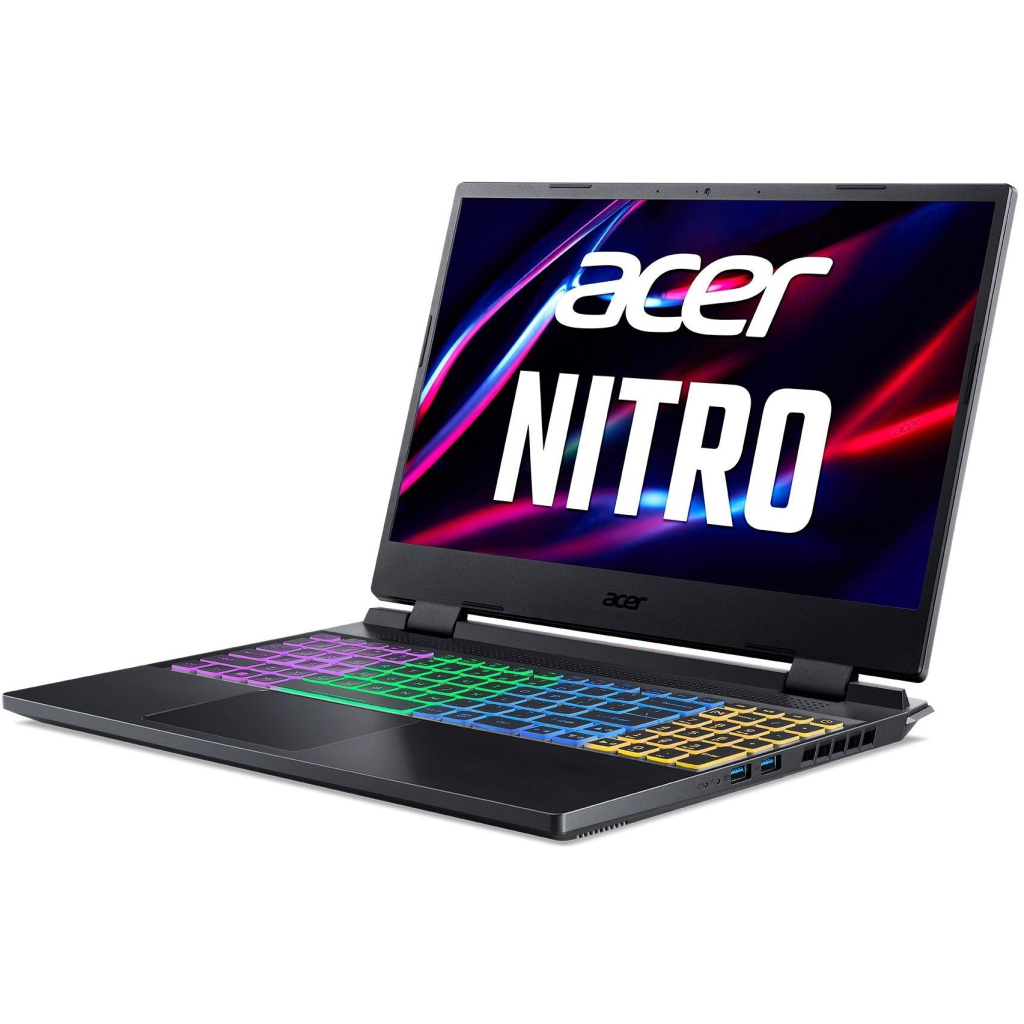 Ноутбук Acer Nitro 5 AN515-58 15.6FHD IPS 165Hz/Intel i7-12700H/32/1024F/NVD3070Ti-8/Lin/Black фото №3