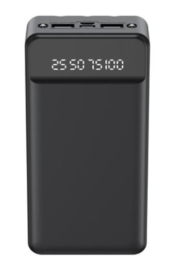 Мобільна батарея XO PR163 with Flashlight 2USB Type-C 20000mAh Black