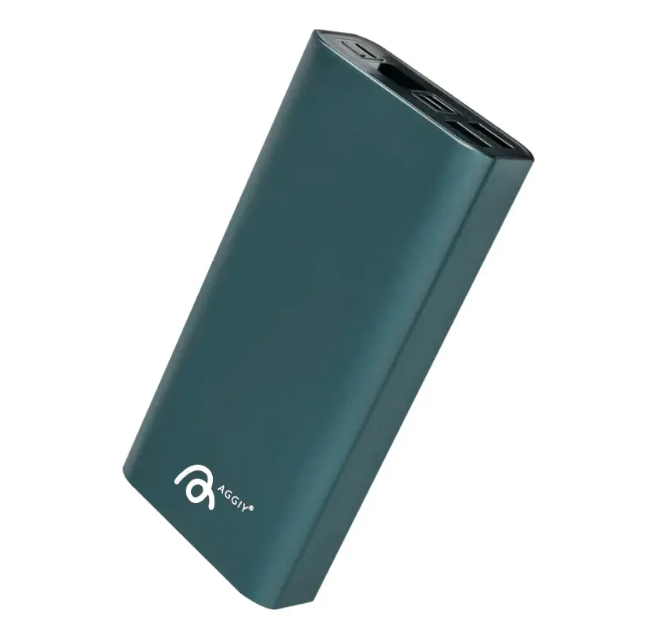 Мобильная батарея Aggiy AG-P2 QC3 PD 20W 20000 mAh Blue