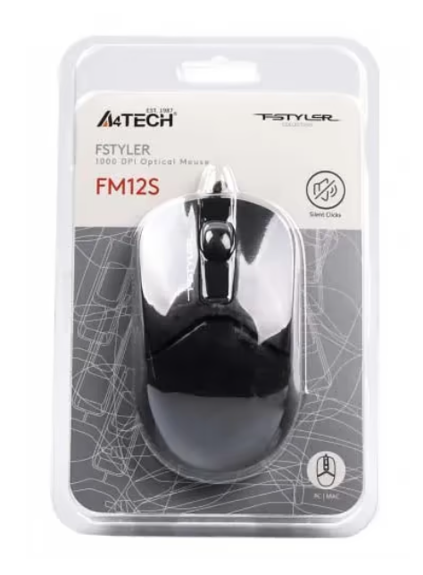 Комп'ютерна миша A4Tech Fstyler FM12S (Black)
